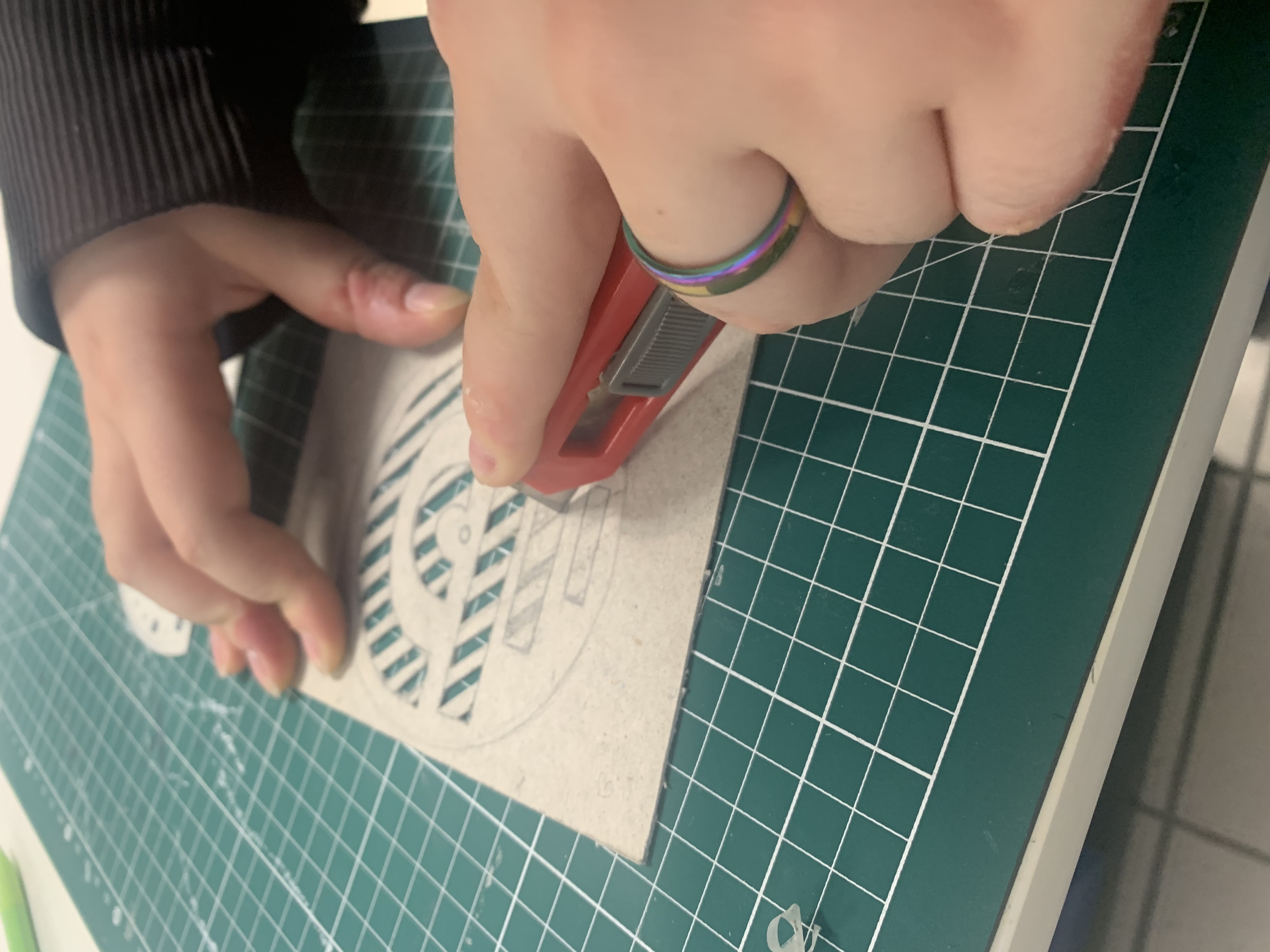 Prototype en carton.